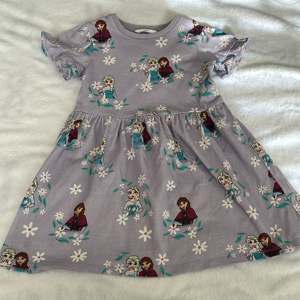 Frozen dress in purple color
